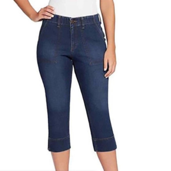 Gloria Vanderbilt Pants - GLORIA Vanderbilt Rhea Capri Stretch Denim ILK85